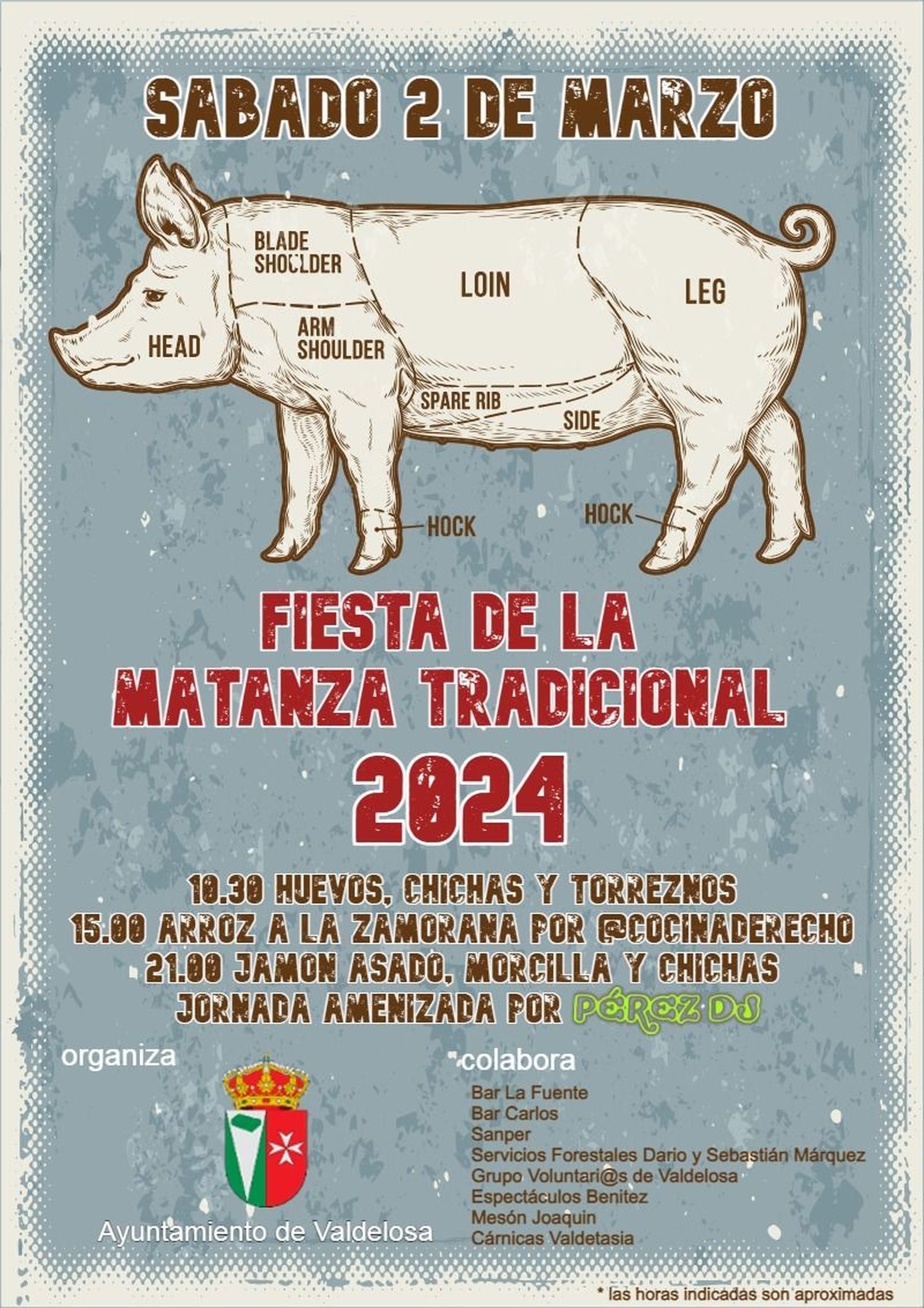 Cartel matanza Valdelosa