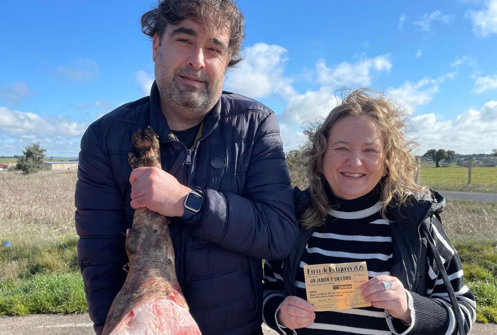 Iván García, el ganador del segundo lote del Sorteo Rifa Feria Botijeros