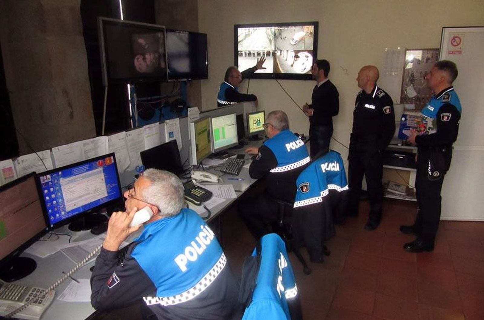 Ayto. Zamora Enero 2018. Sala Control Tráfico y Atención Ciudadana 112