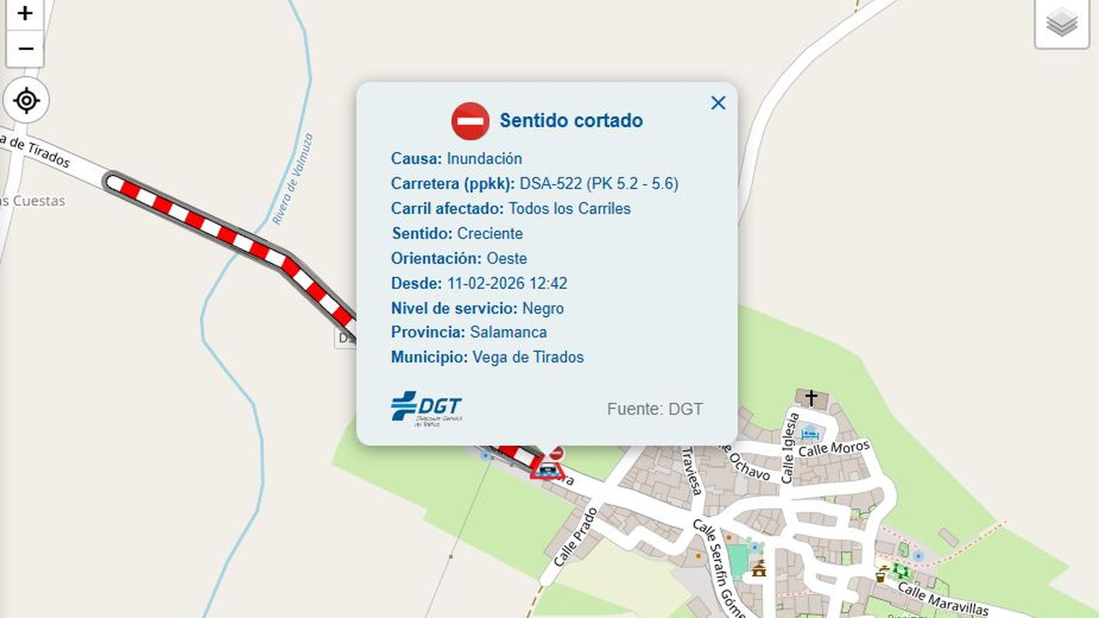 Inundación de la DSA-522