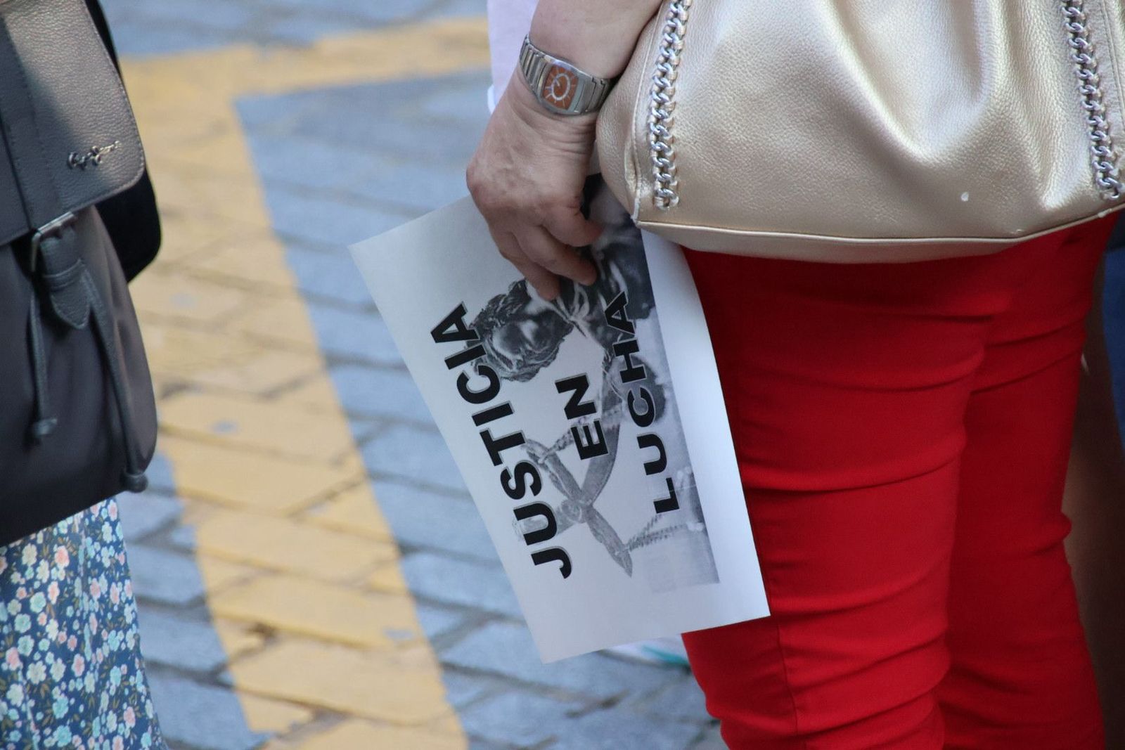 Manifestación de funcionarios de la Administración de Justicia
