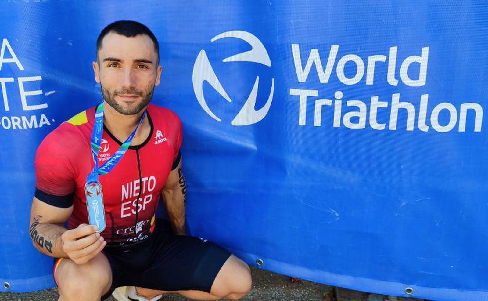 Kike Nieto logran ser el tercer español y decimosegundo del planeta en el Campeonato del Mundo de Aquabike de Málaga