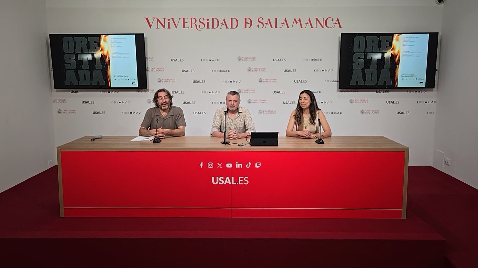 Rueda de prensa para presentar “Las Noches del Fonseca” comienzan con la obra “La Orestíada”