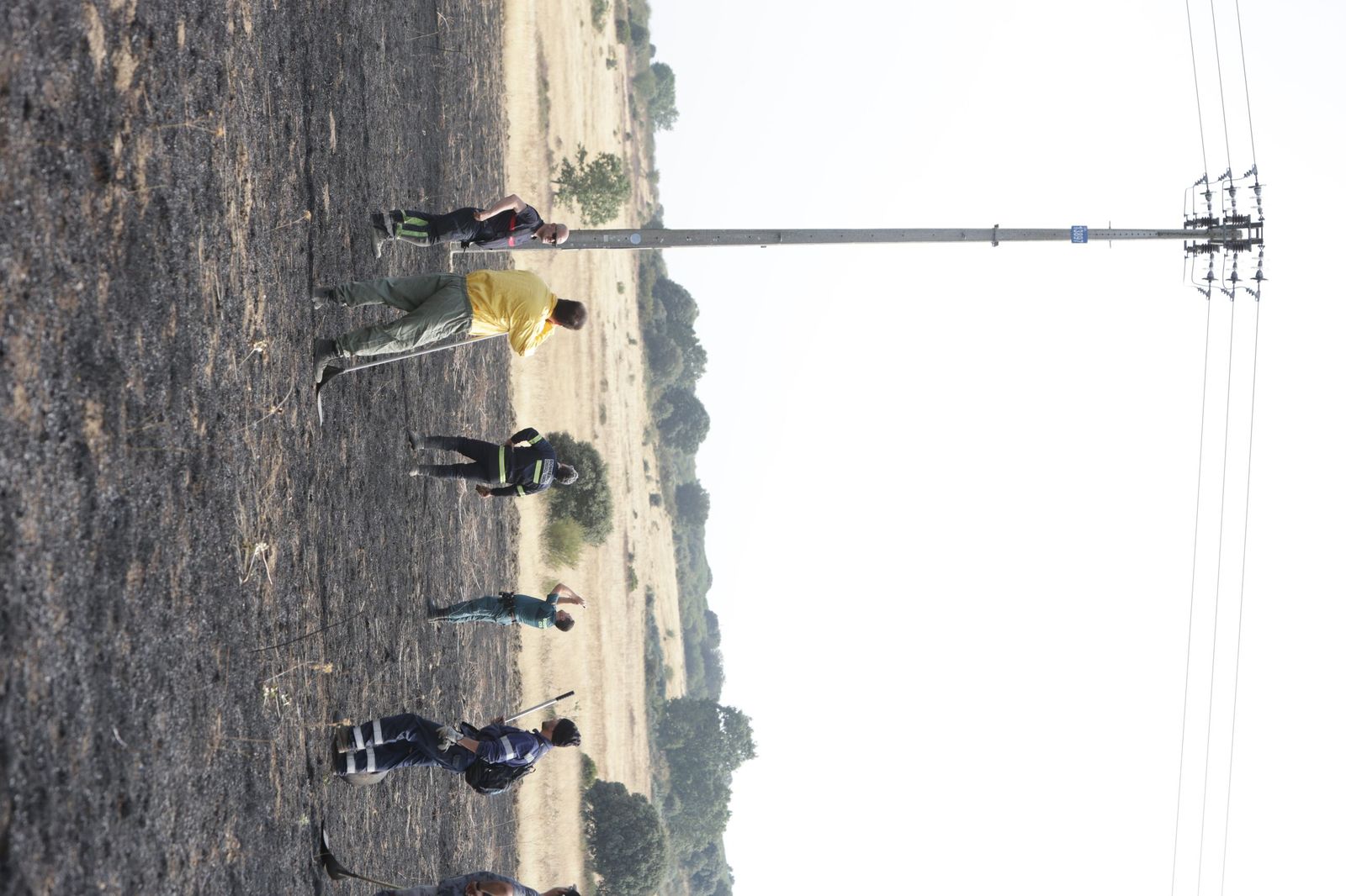 Incendio entre Mahide y Pobladura de Aliste