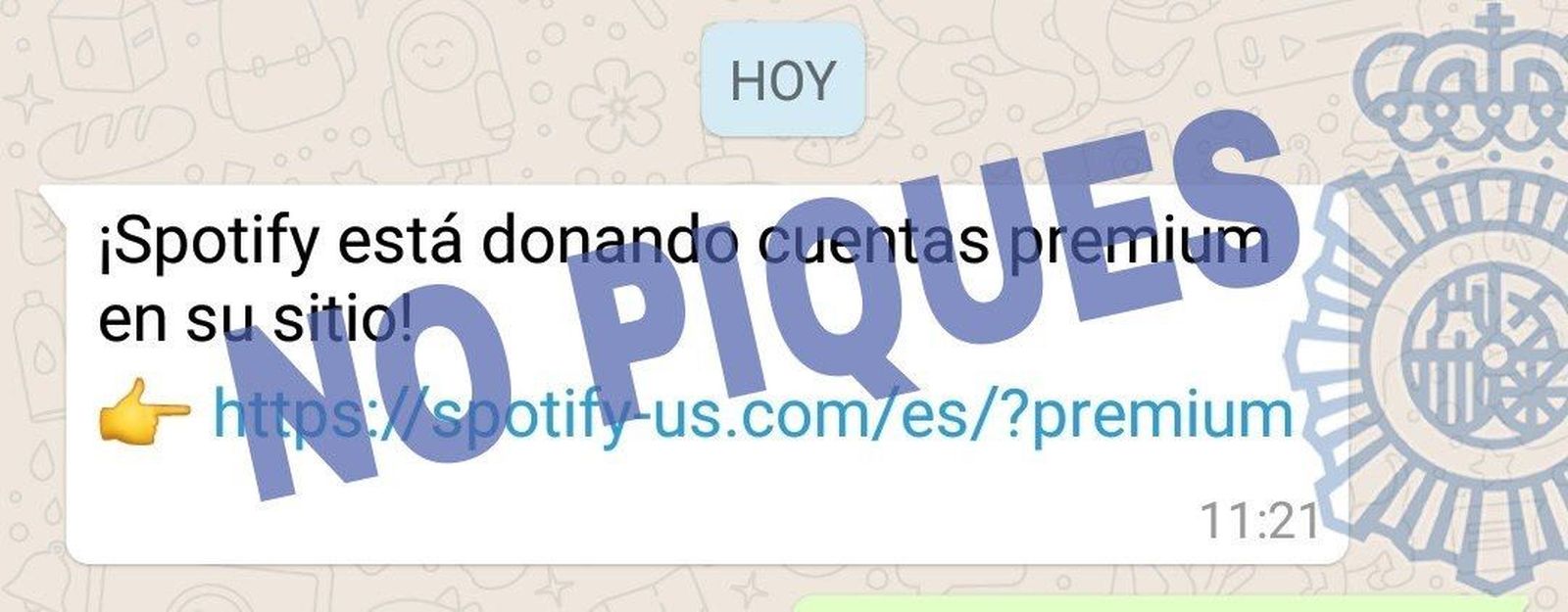 Policu00eda bulos mensajes