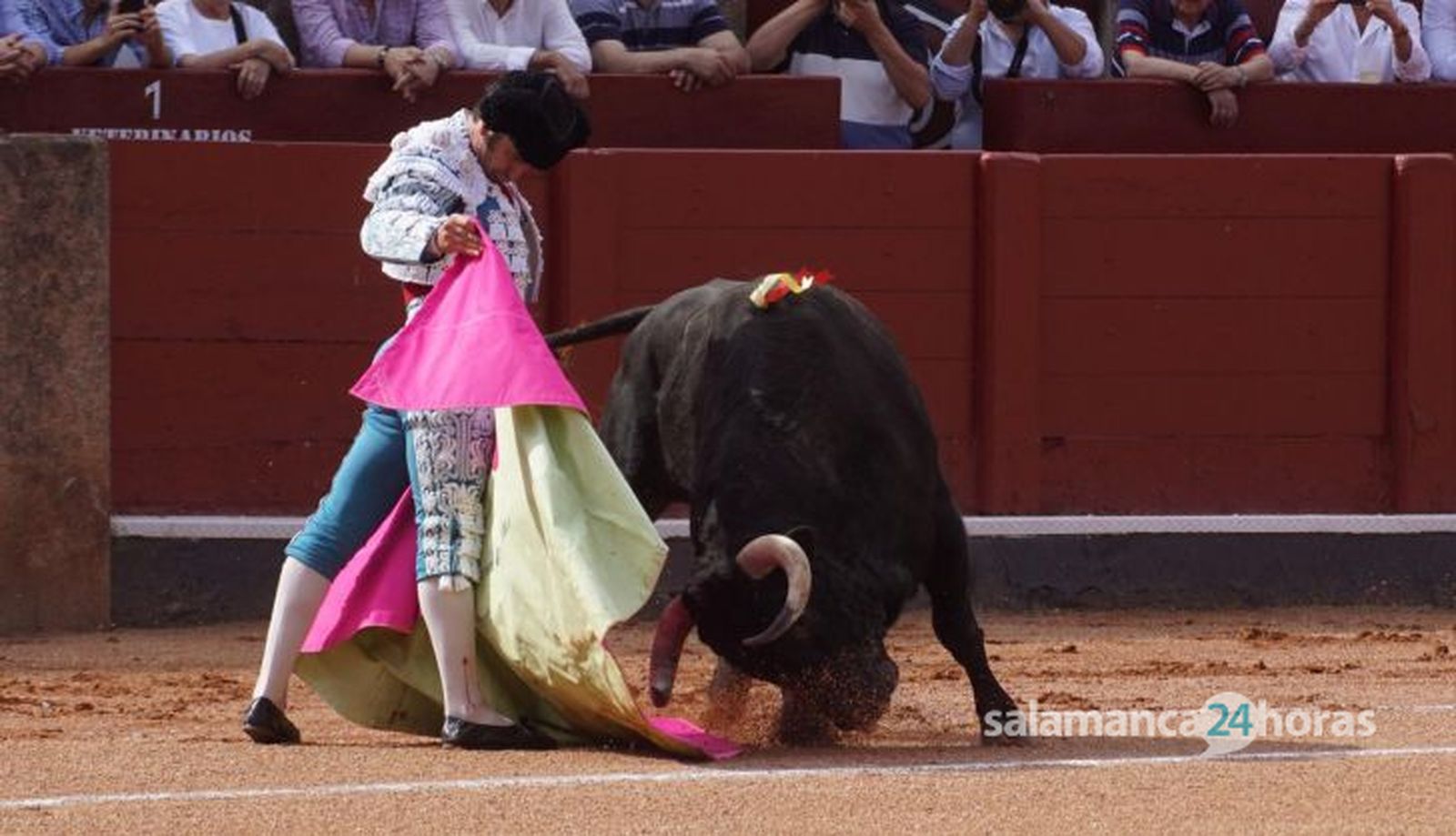 Mano mano entre Morante de la Puebla y Marco Pérez por San Juan de Sahagún en Salamanca: imágenes del festejo Mano mano entre Morante de la Puebla y Marco Pérez por San Juan de Sahagún en Salamanca: imágenes del festejo