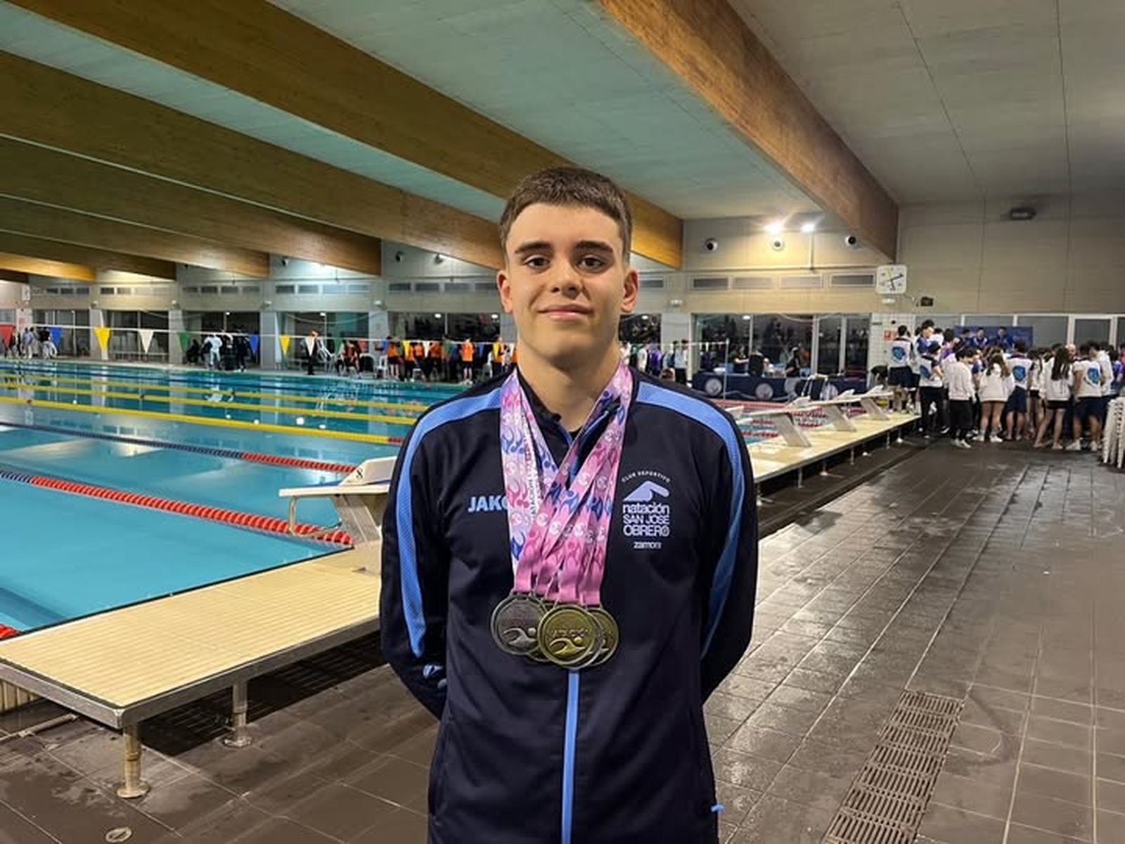 El nadador del CD Natación San José Obrero Mateo Manías