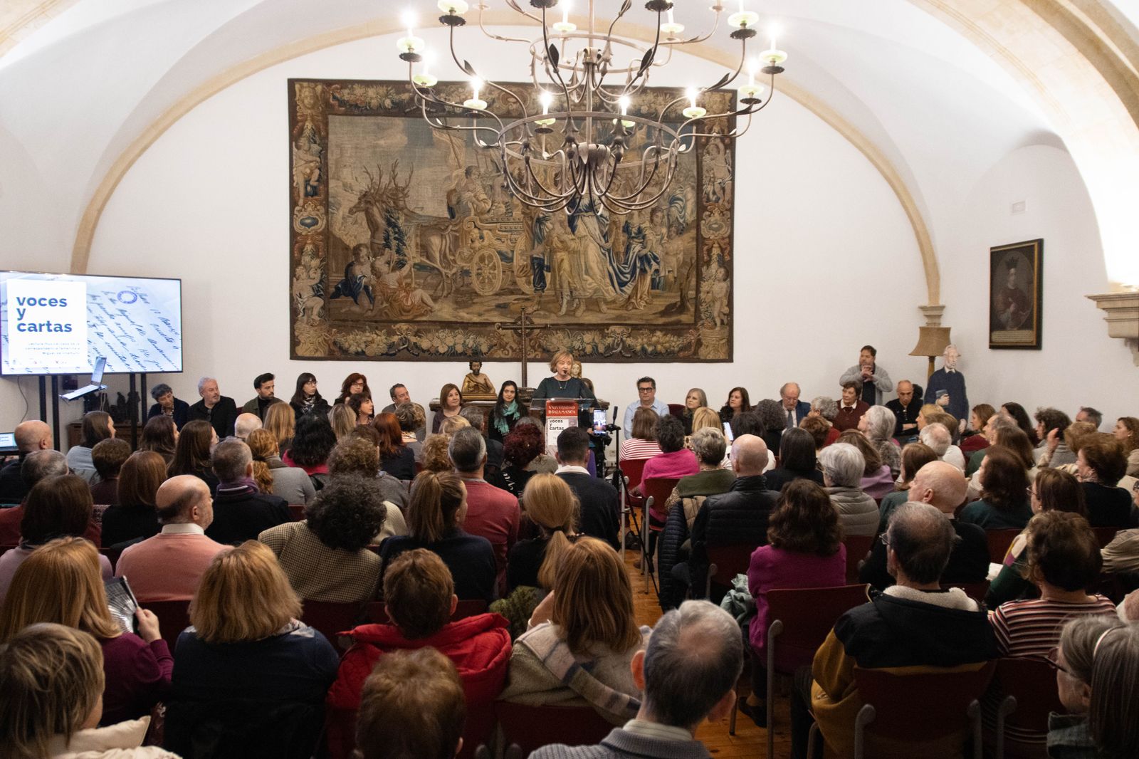 “Voces y Cartas: lectura musicalizada de la correspondencia femenina a Miguel de Unamuno”. Foto USAL