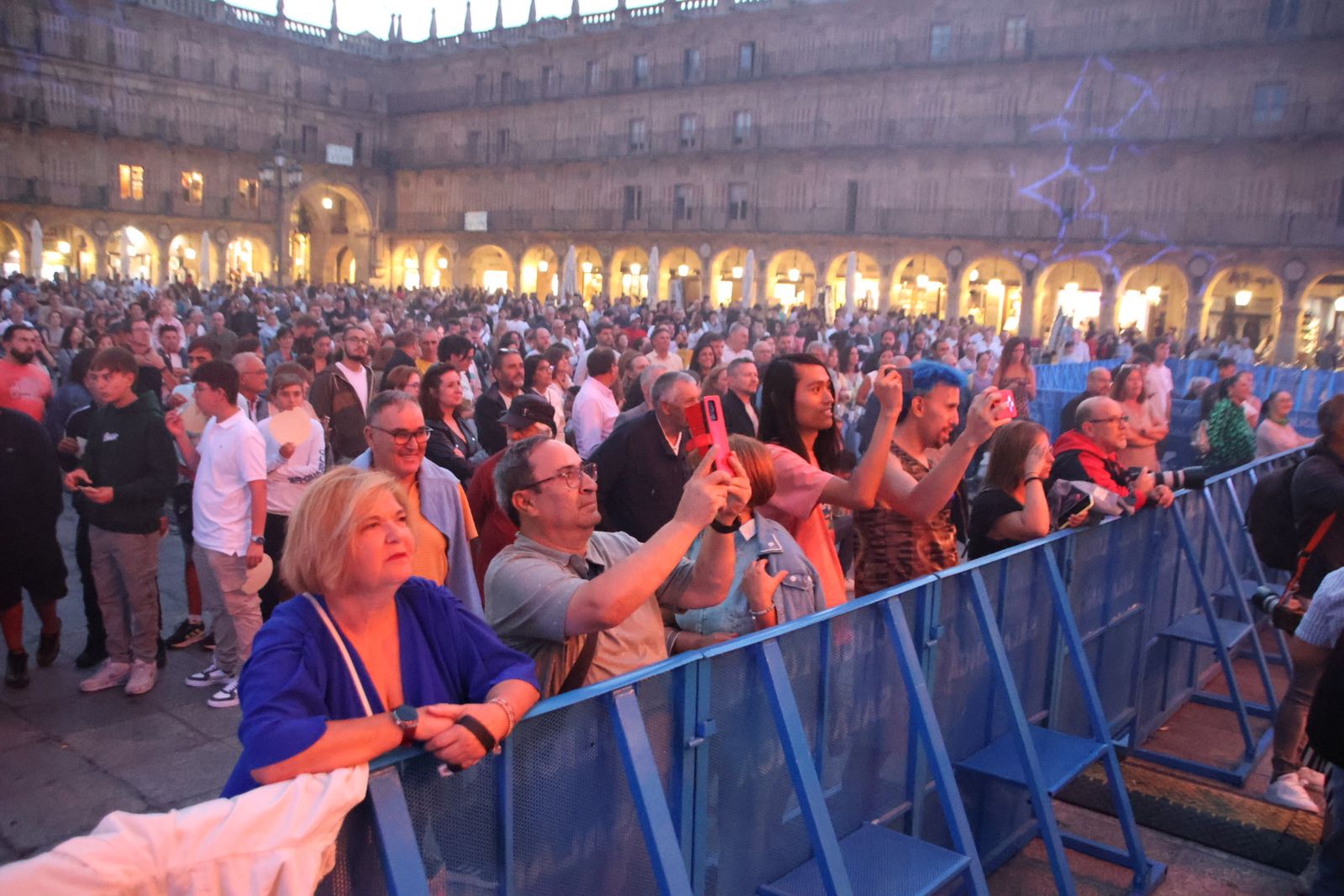 Concierto de Benbow en la Plaza Mayor