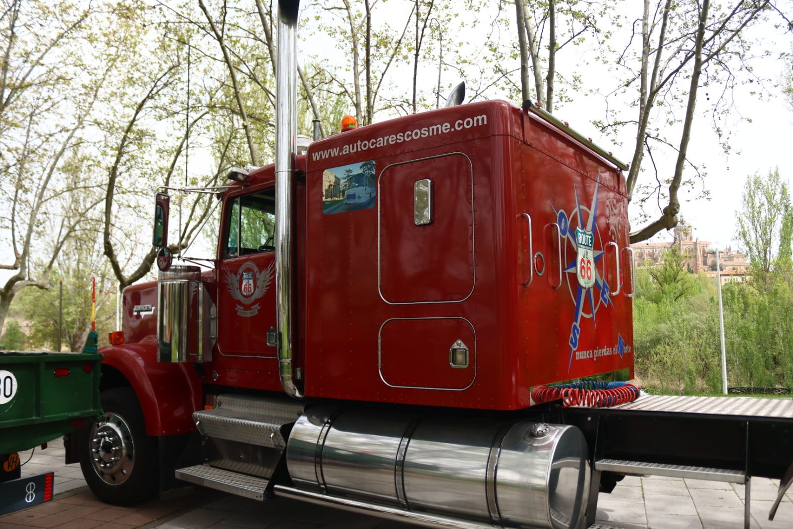 Concentración de camiones clásicos por la X Ruta Peña de Francia Clásicos Pesados CYL