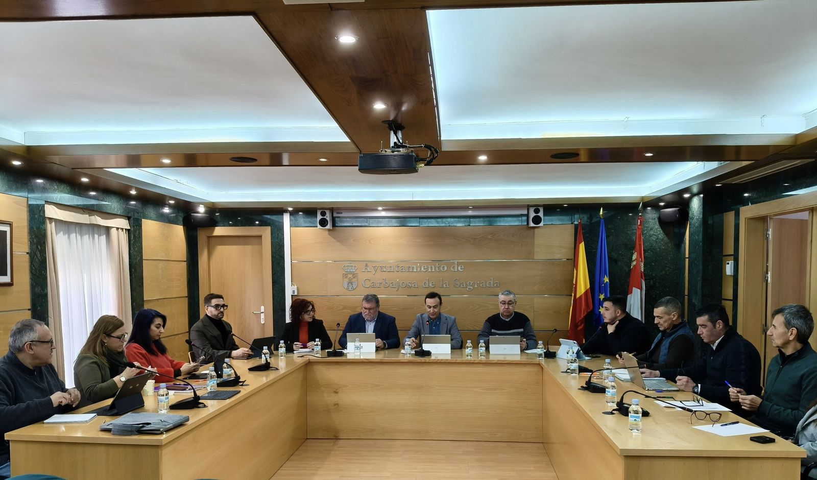 Pleno celebrado este viernes en el Ayuntamiento de Carbajosa
