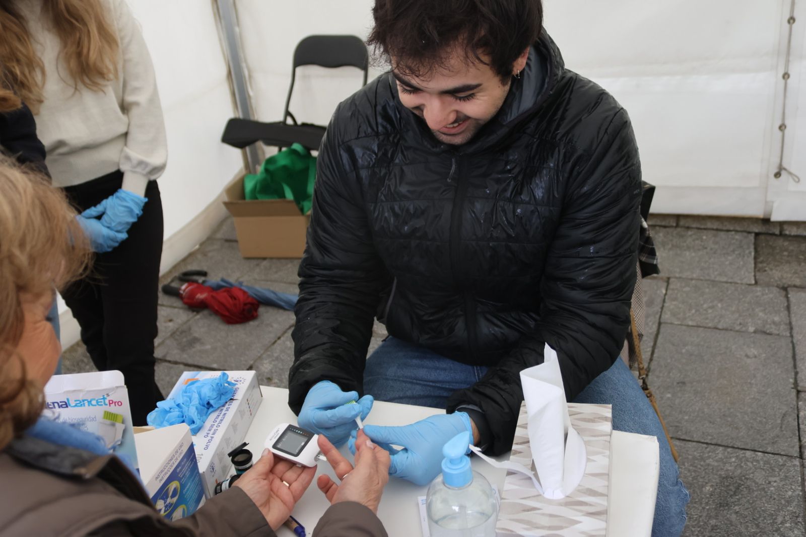 Carpa informativa pruebas de Glucemia en Los Bandos