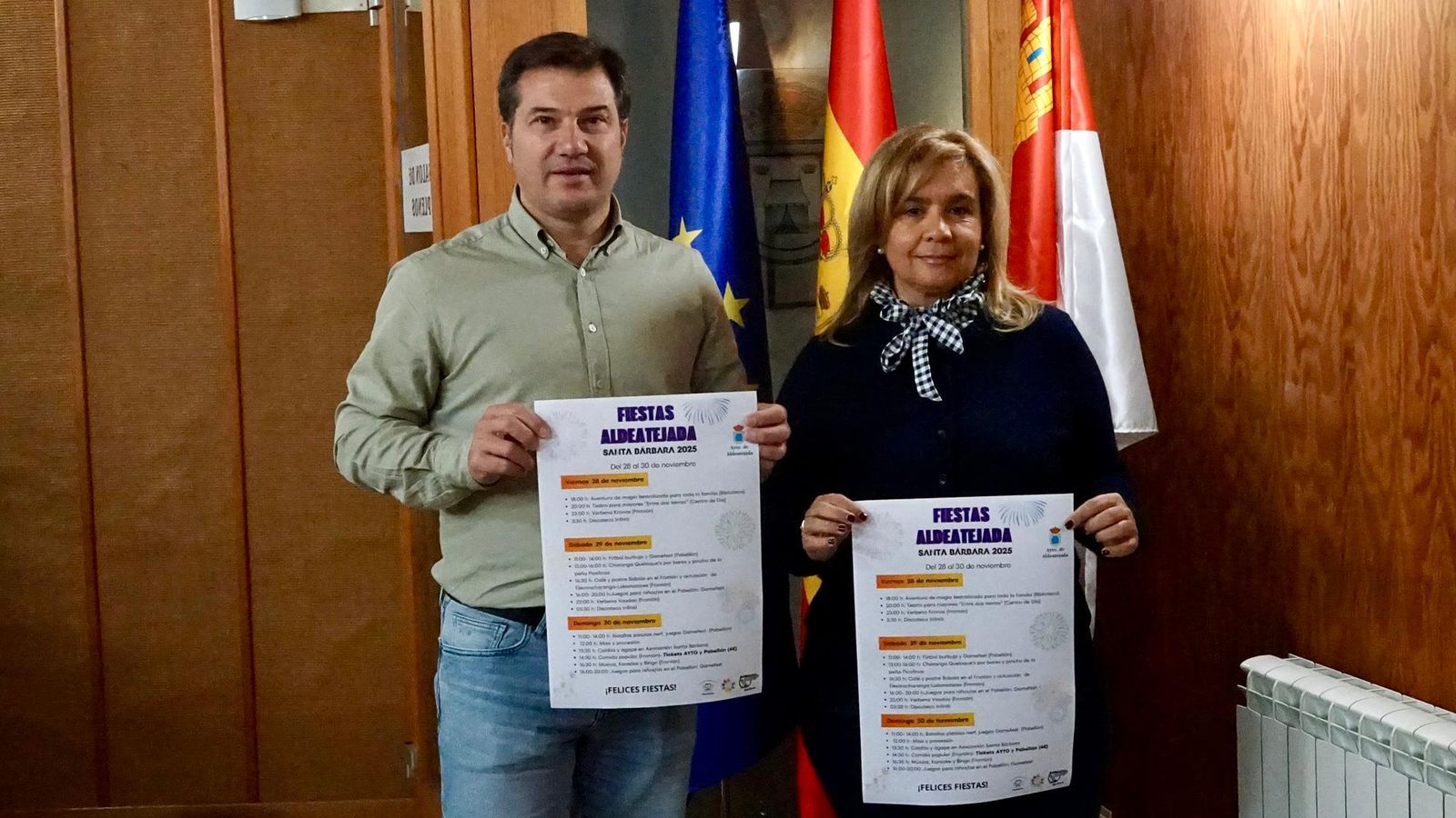 Aldeatejada presenta las fiestas por Santa Bárbara del 28 de noviembre al 4 de diciembre