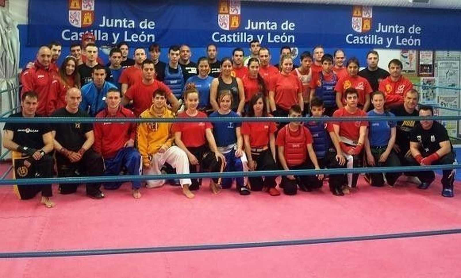 Concentración del centro de tecnificación deportiva con varios clubes salmantinos