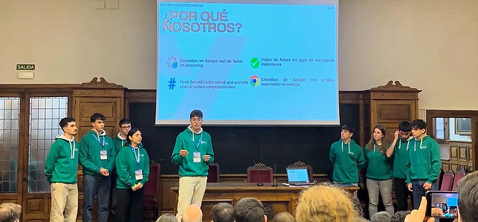 Estudiantes de Ingeniería Informática logran un pleno histórico de premios en el Hackathon Internacional de Ciberseguridad