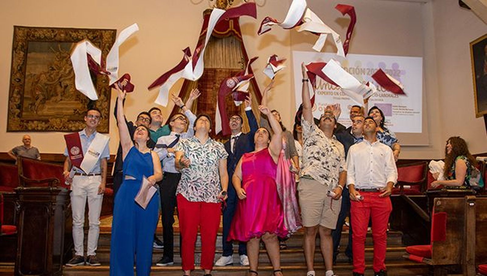 Catorce jóvenes con discapacidad intelectual culminan su formación en la Universidad de Salamanca del título propio de Experto en Competencias Sociolaborales | FOTO USAL