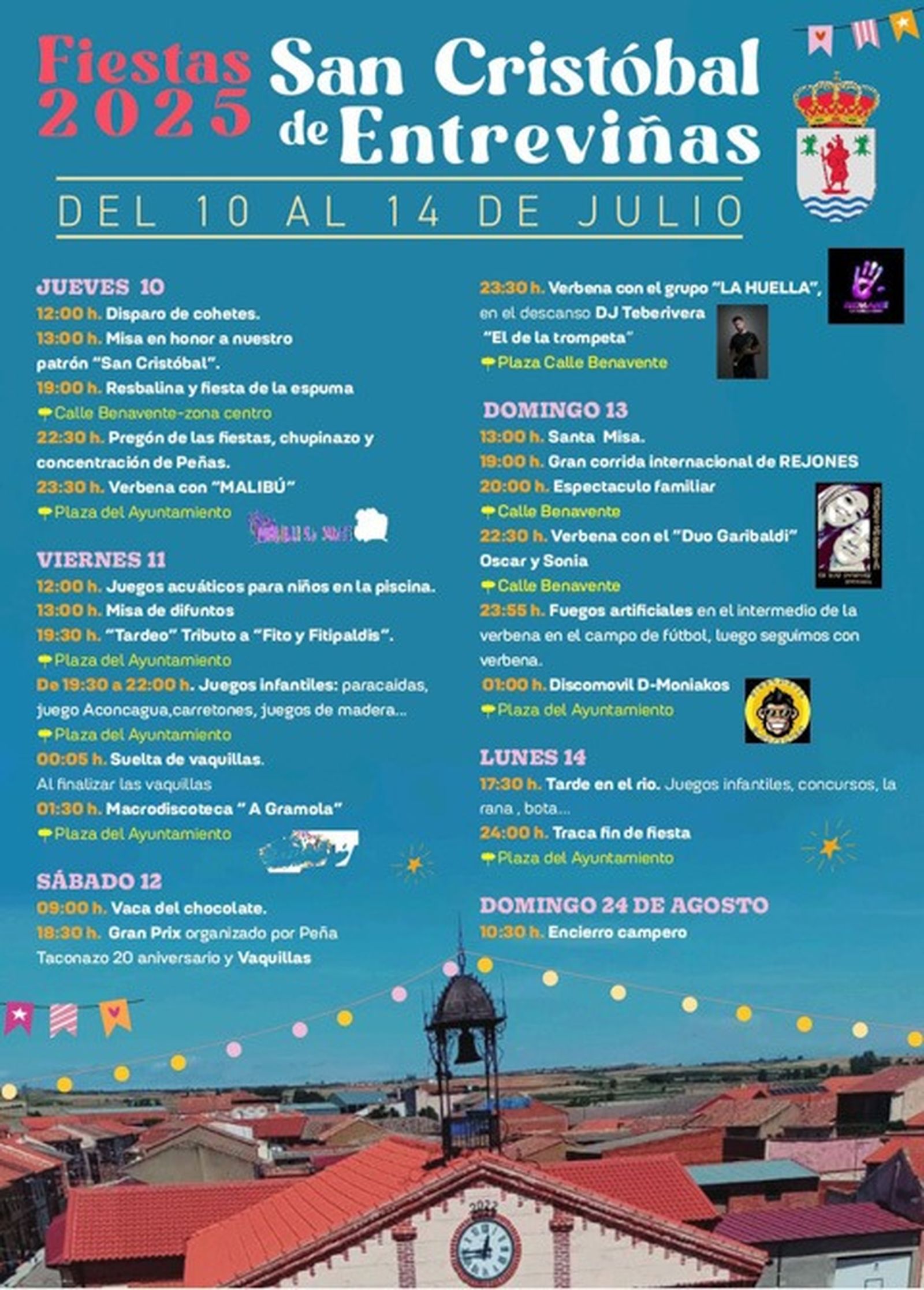 Fiestas 2025 San Cristóbal de Entreviñas