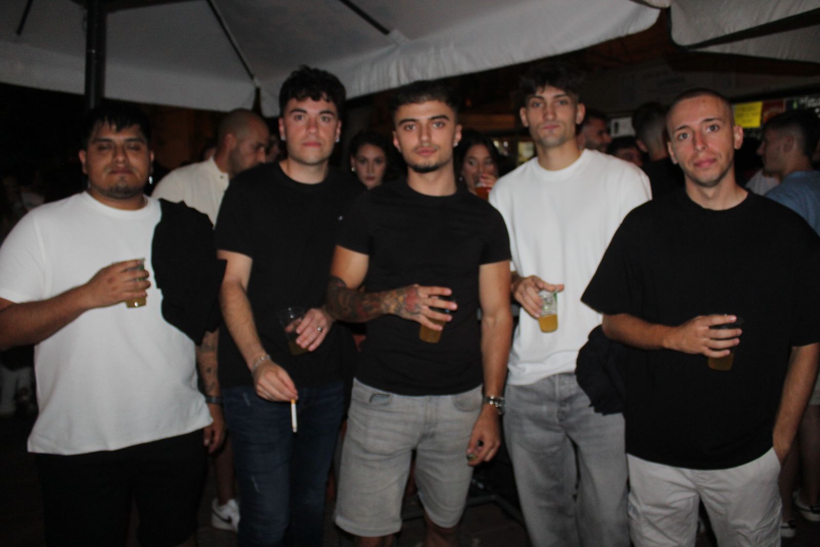 Ambiente en la Feria de Día en la tarde de este sábado