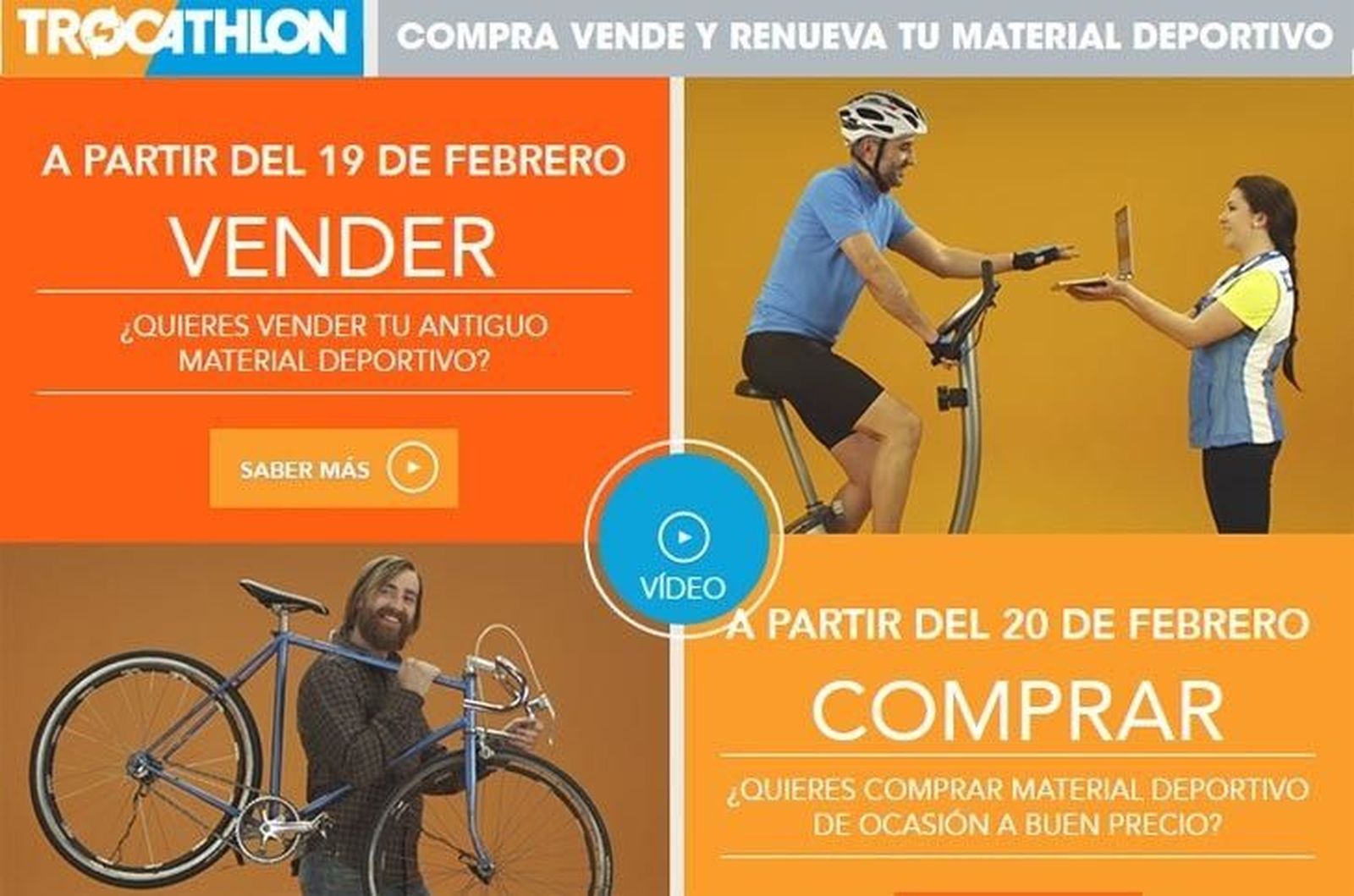 ‘Trocathlon’, la mejor forma de comprar, vender y renovar tu material deportivo