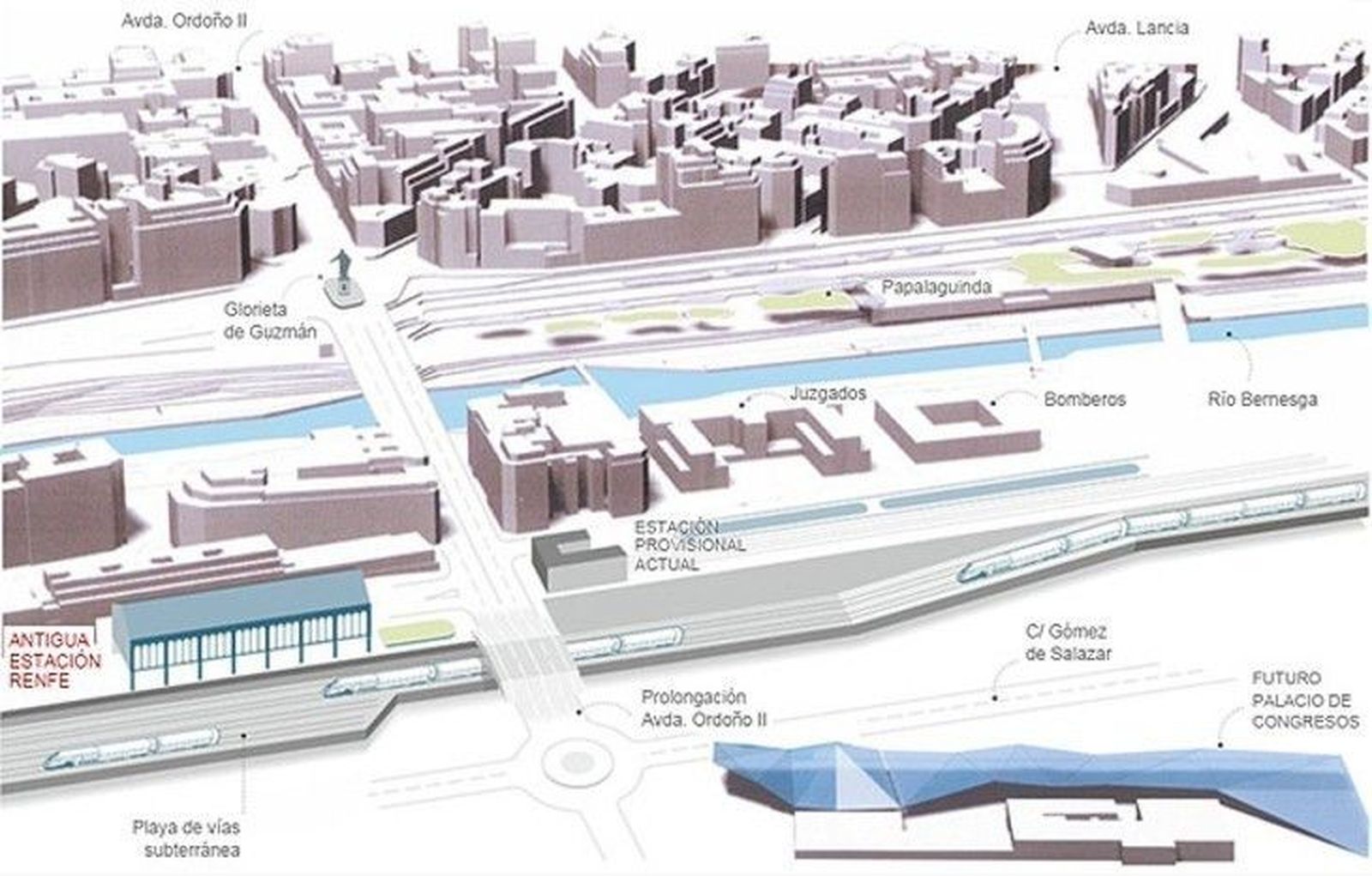 El soterramiento del AVE en León se contratará este mes
