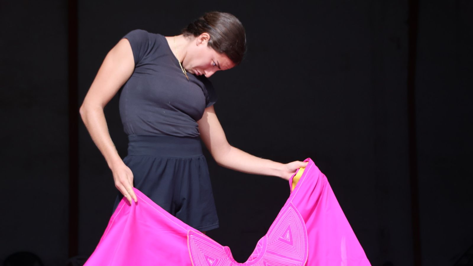 Raquel Martín antes de su paseíllo en la feria de Salamanca