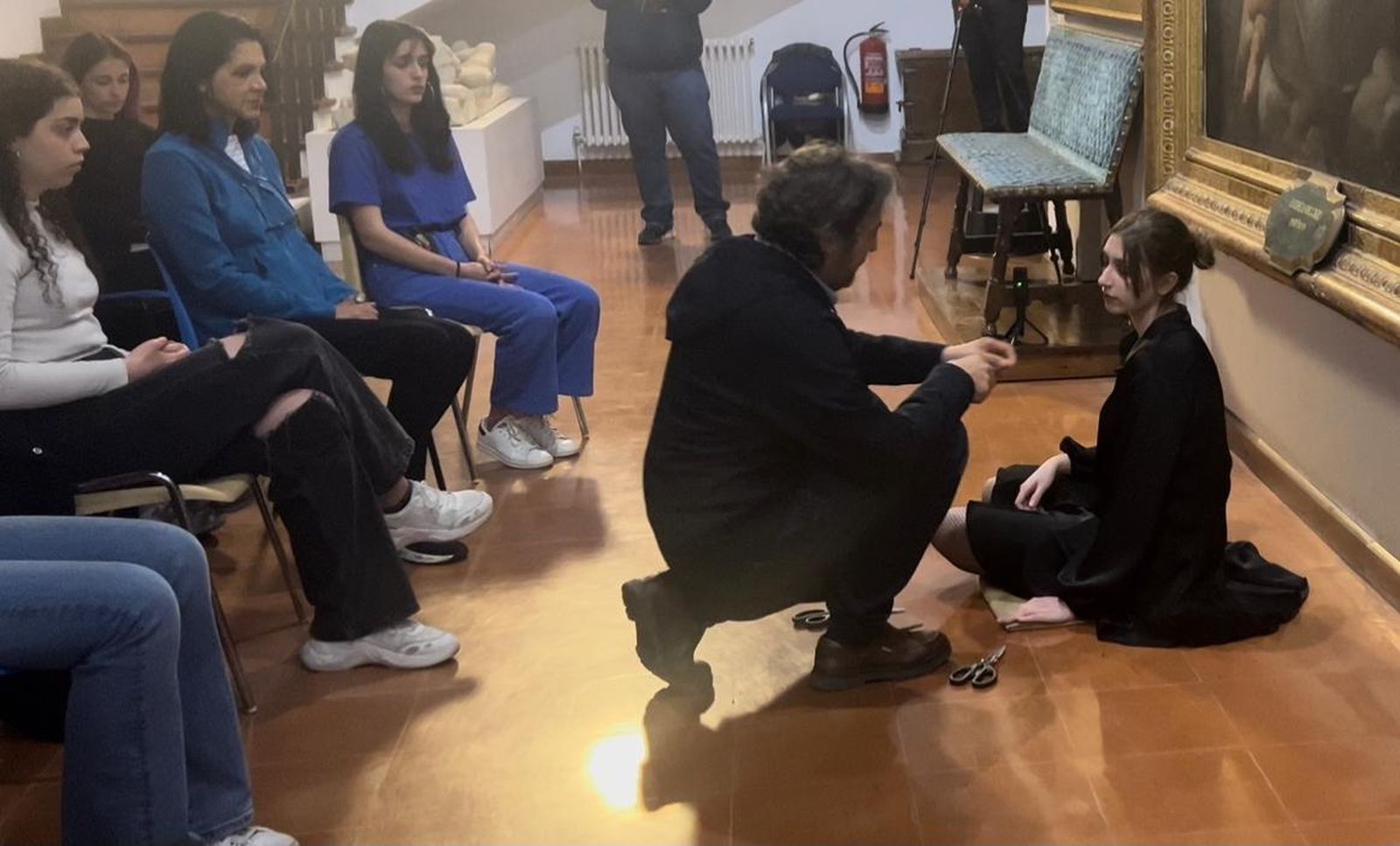 Performance en el Museo de Salamanca