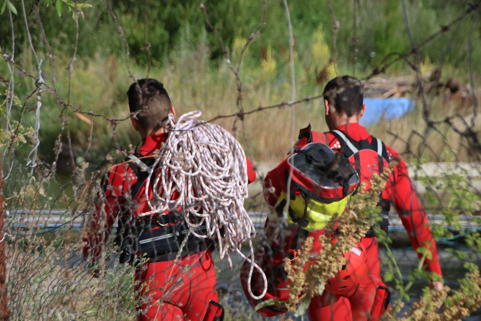 Operativo de búsqueda desplegado en Alba de Tormes para dar con el paradero del menor desaparecido en el río