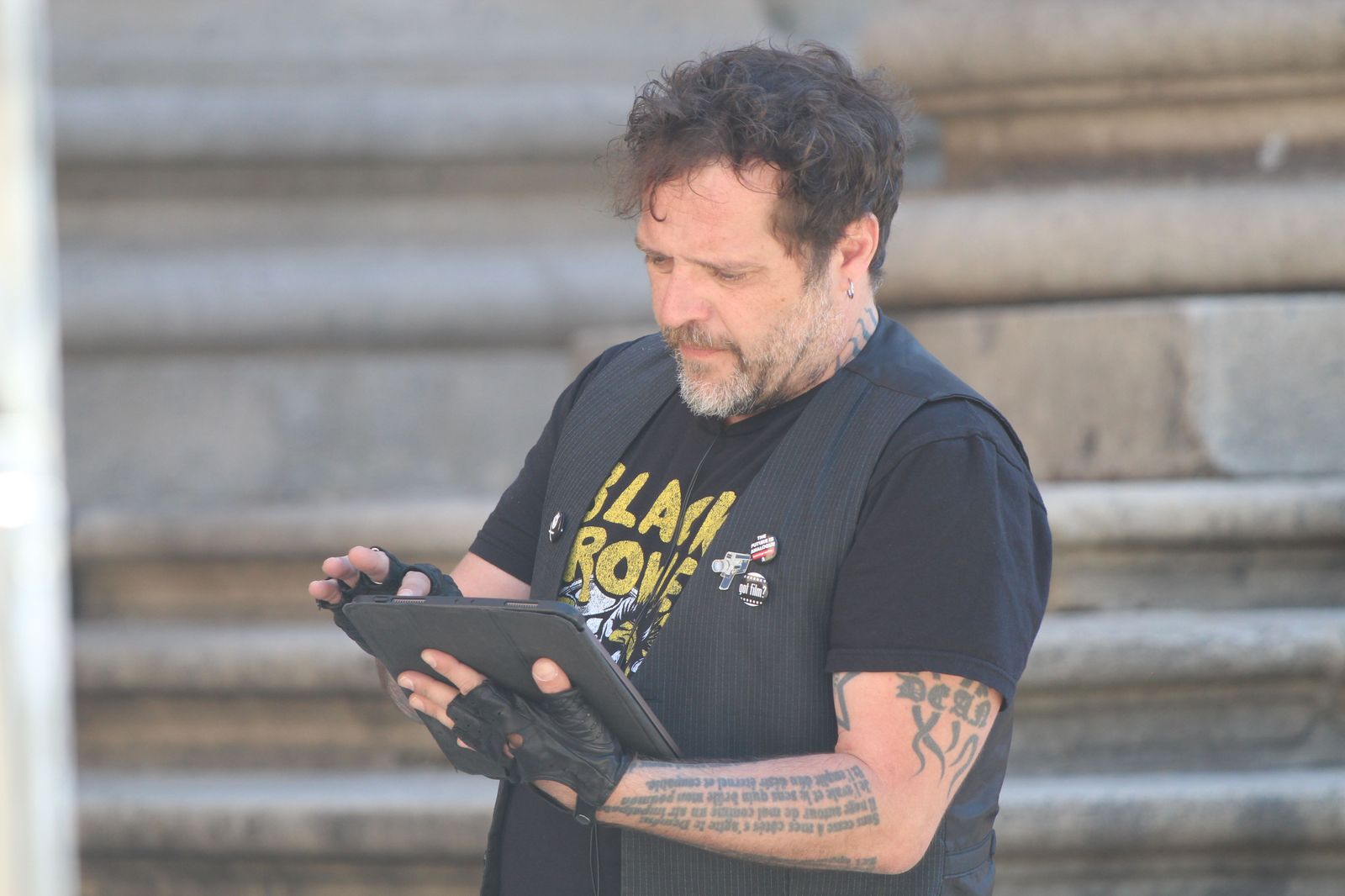 Rodaje en la Plaza de Anaya.