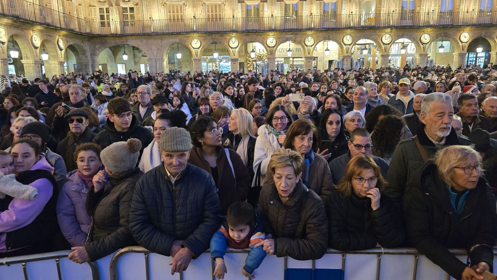 Encendido luces de Navidad en la Plaza Mayor