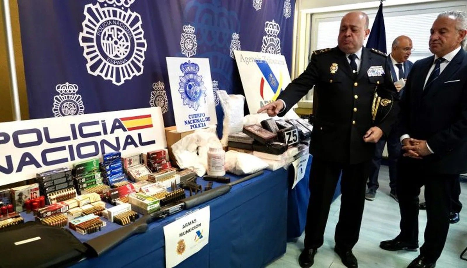 La Policía Nacional incauta en Valladolid el mayor alijo de Castilla y León, con 59 kg de cocaína y 19 detenidos. Foto: Leticia Pérez, agencia Ical