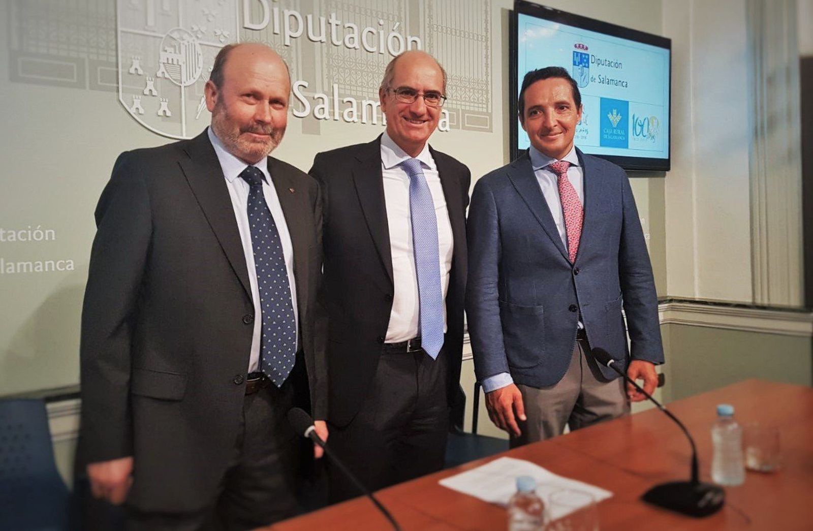 Diputación y Caja Rural apoyarán a la Usal en proyectos de investigación en el sector primario con 150.000 euros