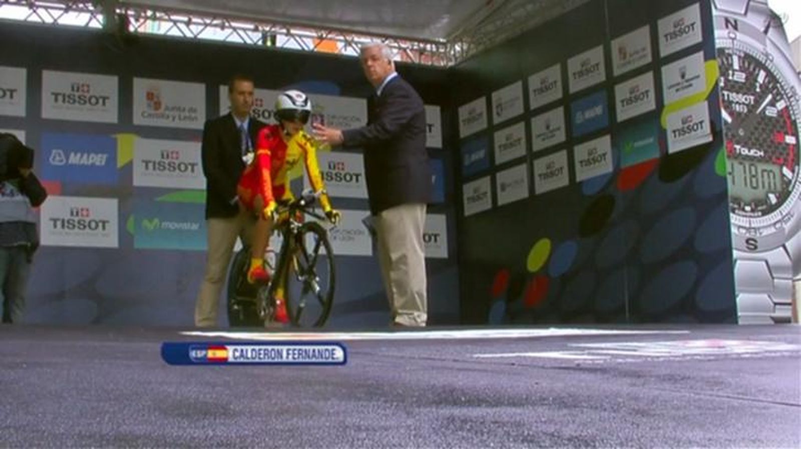 María Calderón logra una meritoria 22ª plaza en la crono