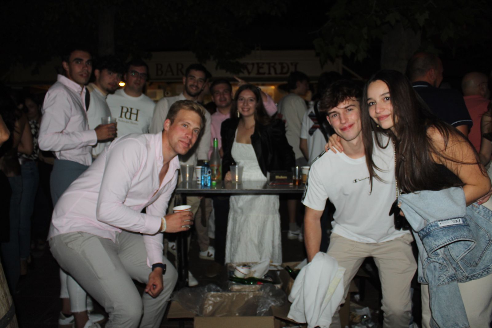 Ambiente en la Feria de Día en la tarde de este sábado