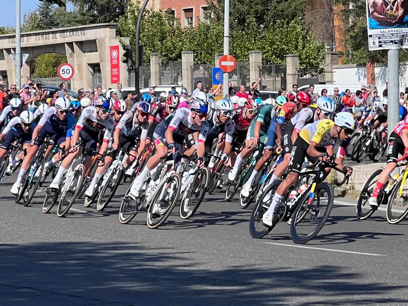 Vuelta ciclista a su paso por Salamanca