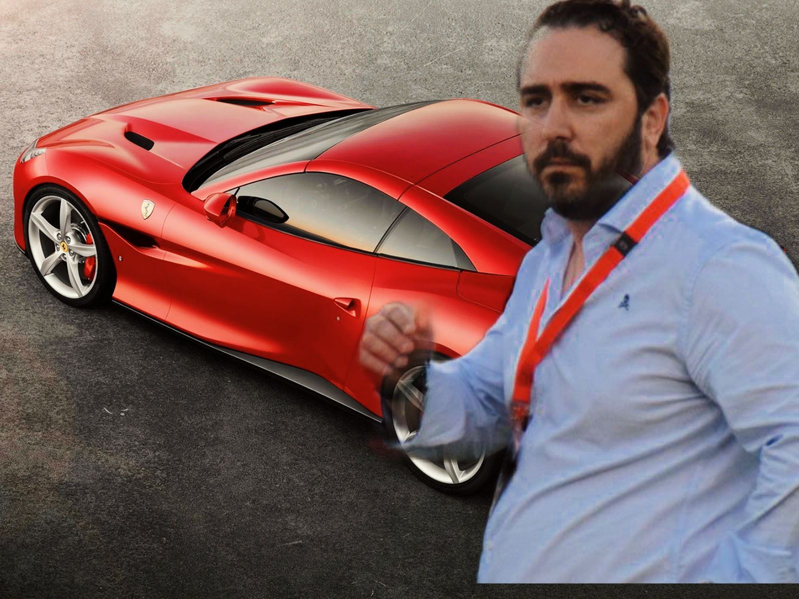 El juez bloquea el Ferrari Portofino de Víctor de Aldama, conseguidor de la 'trama Koldo'