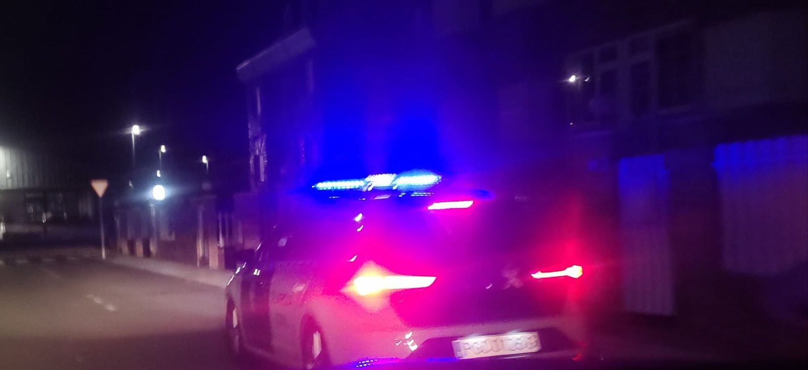 Guardia Civil en la calle Florencia, La Fontana.