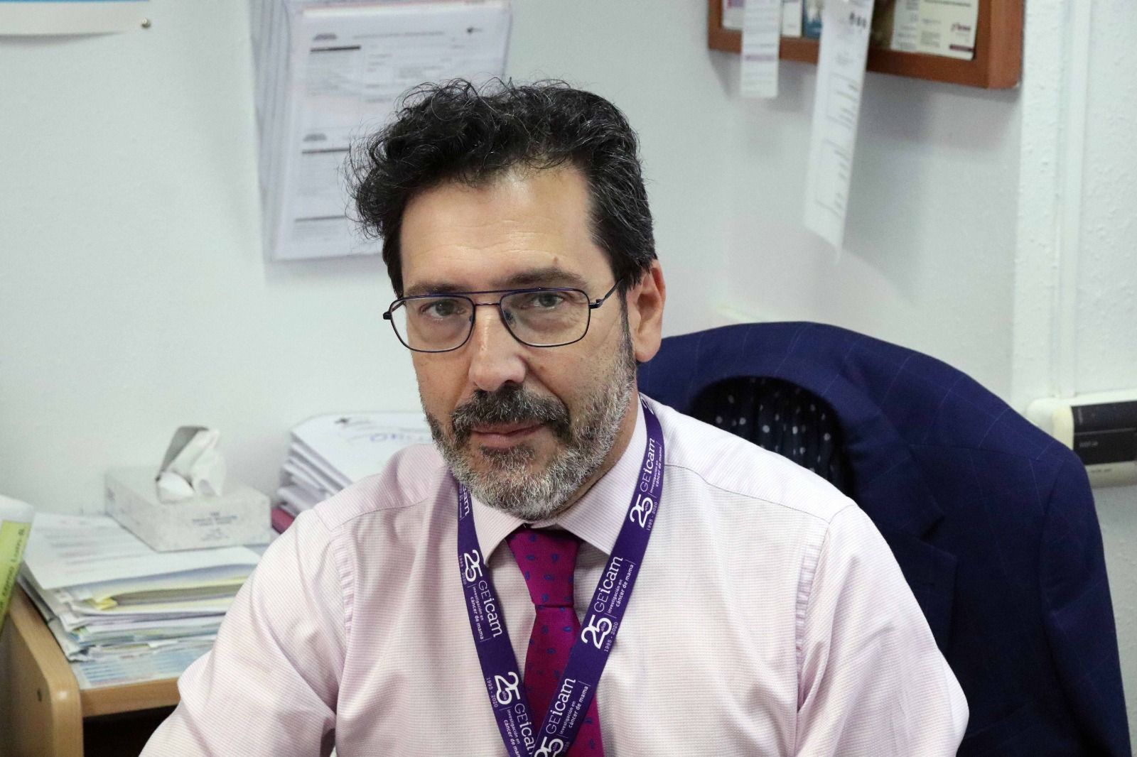 César Rodríguez, oncólogo especializado en cáncer de mama del Hospital de Salamanca