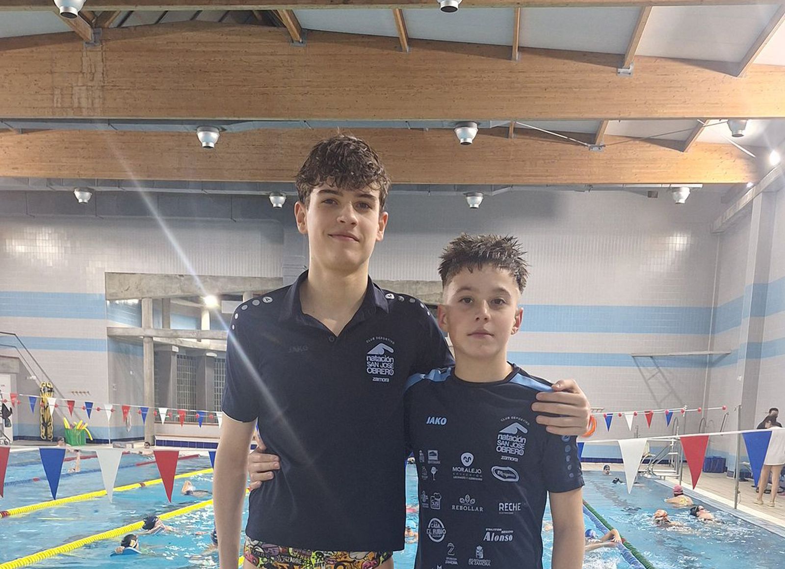 Víctor Fresno y Jaime Carro, del CD Natación San José Obrero