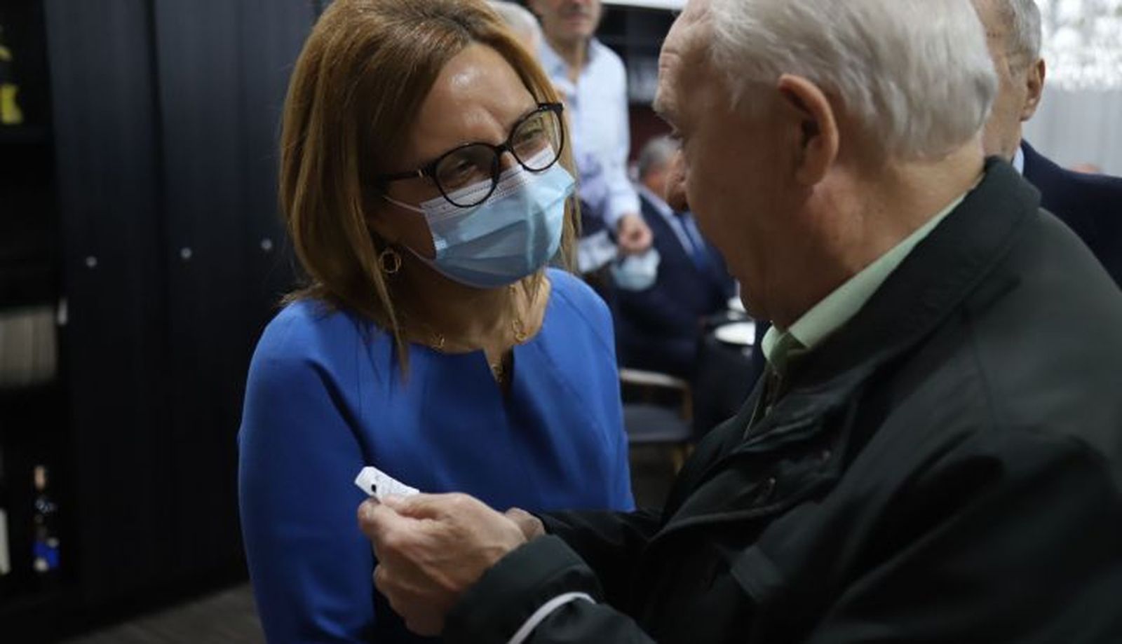 Un instante del homenaje