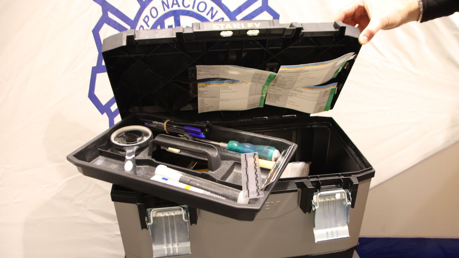 Reportaje con Policía Científica