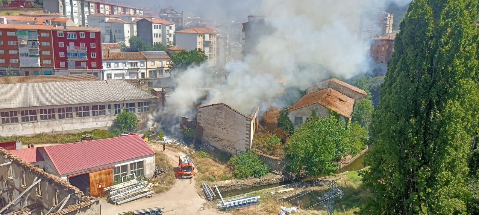 Explosión de transformador en Béjar. Foto| Ayuntamiento de Béjar.