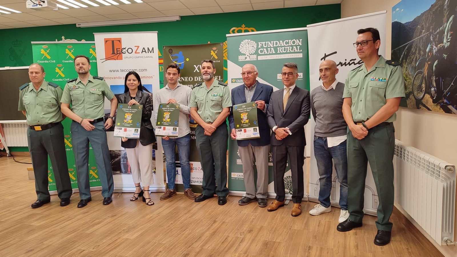 Presentación del torneo de pádel de la Guardia Civil