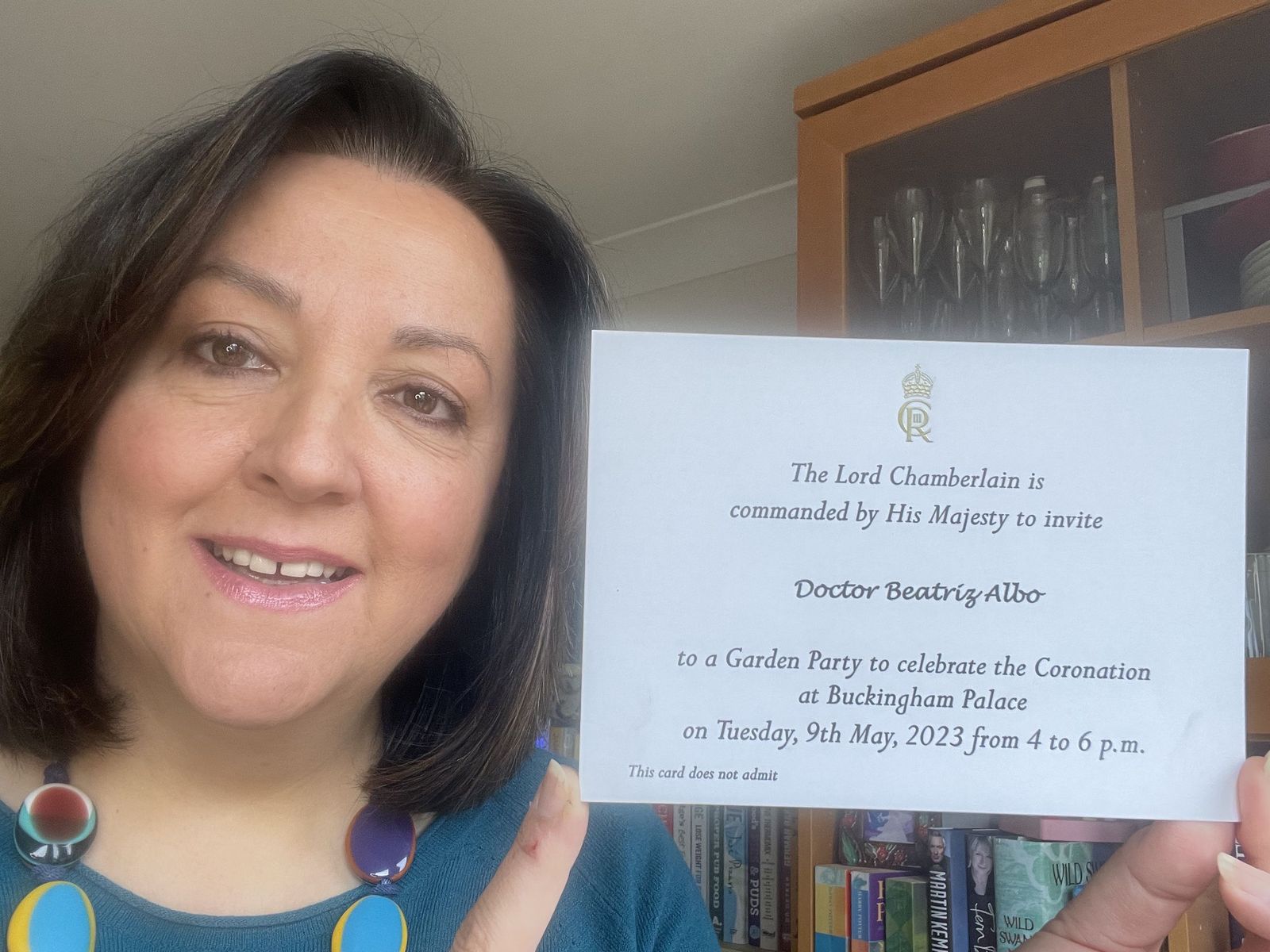 Beatriz Albo, una salmantina en la coronación del rey Carlos III