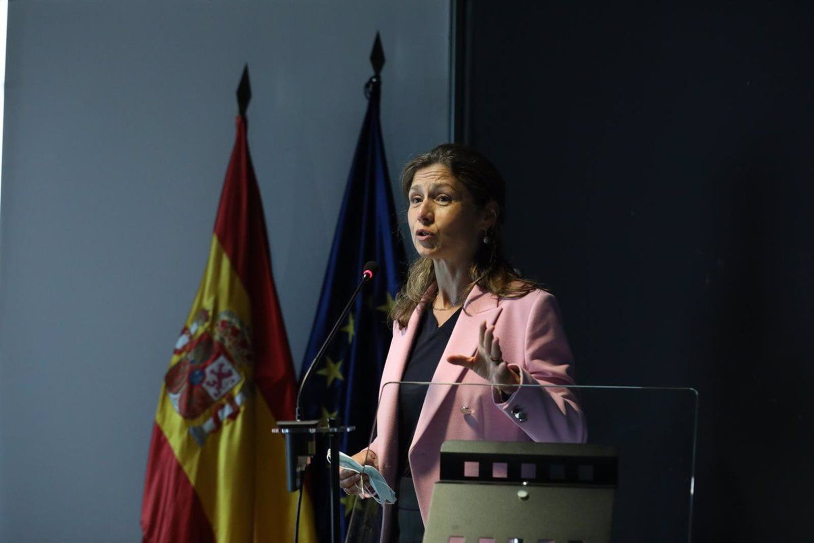 La directora de la AEMPS, María Jesús Lamas, interviene en inauguración de la Jornada Conmemorativa 50º Aniversario del Servicio de Información Toxicológica (SIT). Europa Press