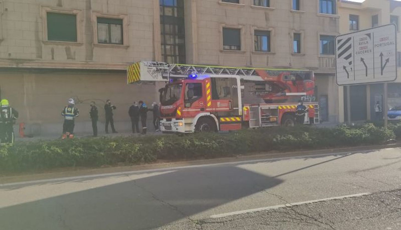 Incendio Rector Esperabé 