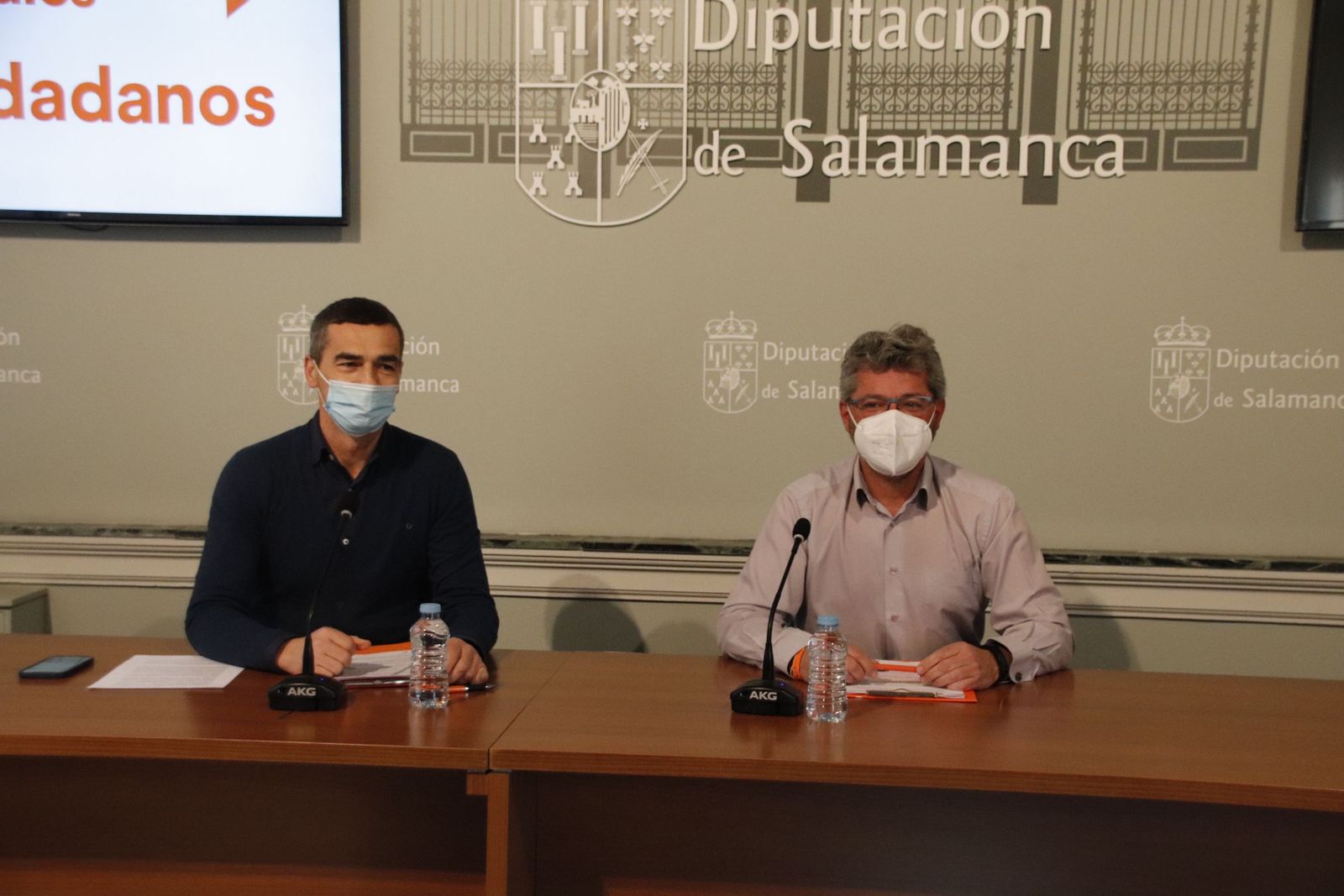 Manuel Hernández y Jesús de San Antonio, presentan las mociones que el Grupo Ciudadanos Salamanca llevará al Pleno Provincial del día 25 de febrero Manuel Hernández y Jesús de San Antonio, presentan las mociones que el Grupo Ciudadanos Salamanca llevará al Pleno Provincial del día 25 de febrero