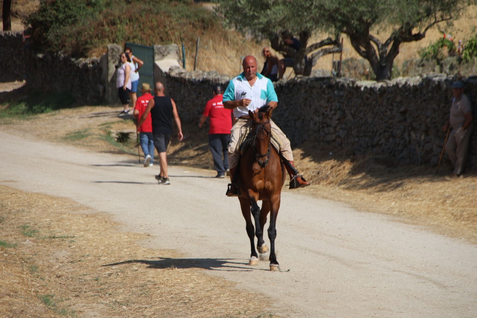 Lumbrales encierro a caballo
