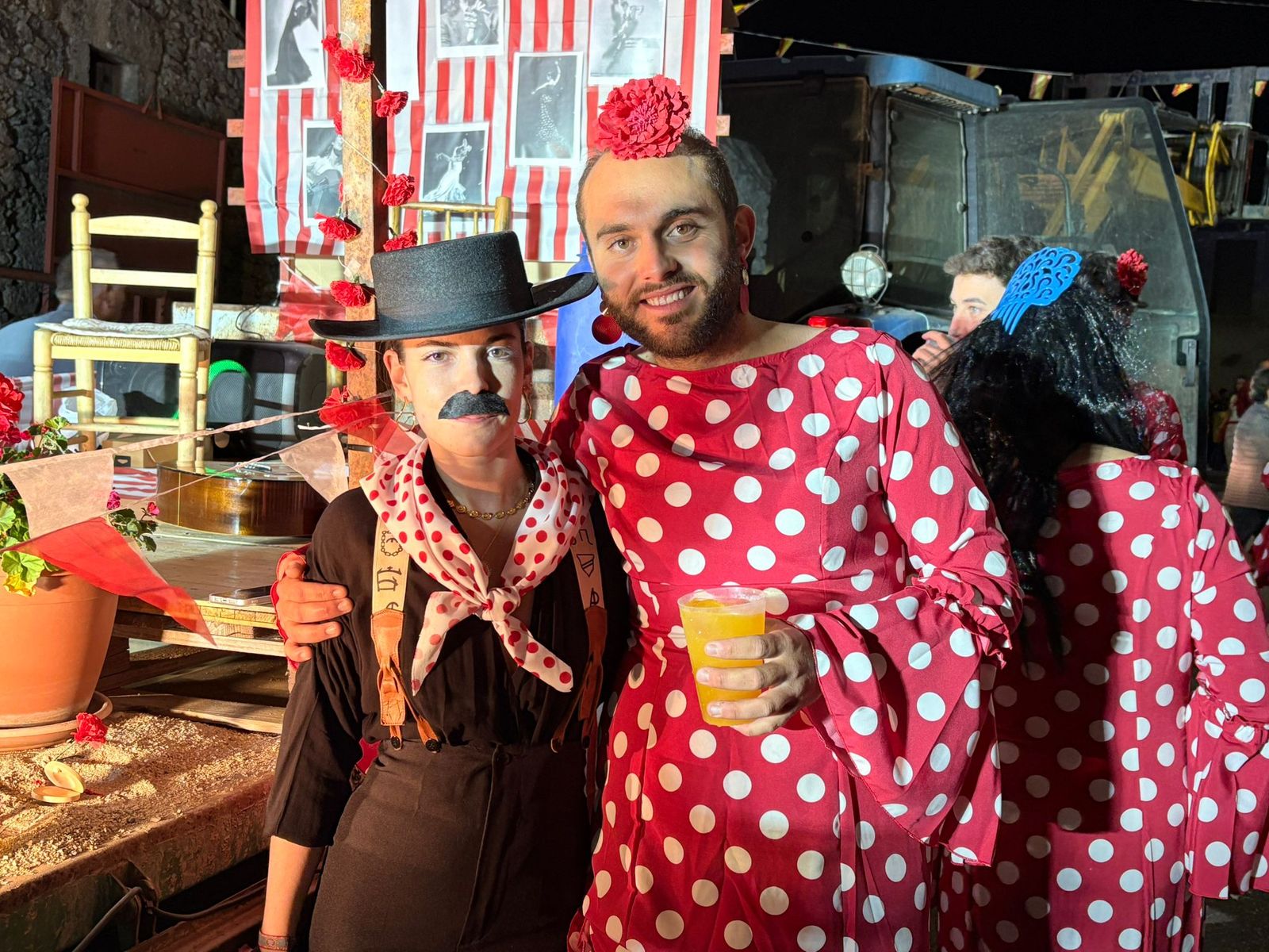 Desfile de carrozas en Pereña