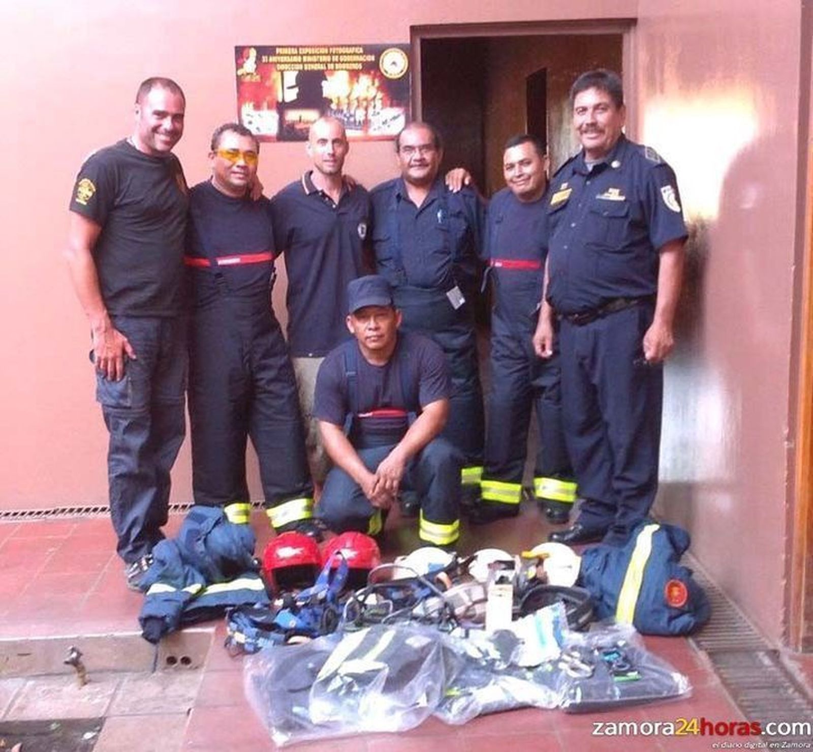 Bomberos en Acción ONGD recauda fondos en Zamora para reparar un camión de bomberos en Nicaragua