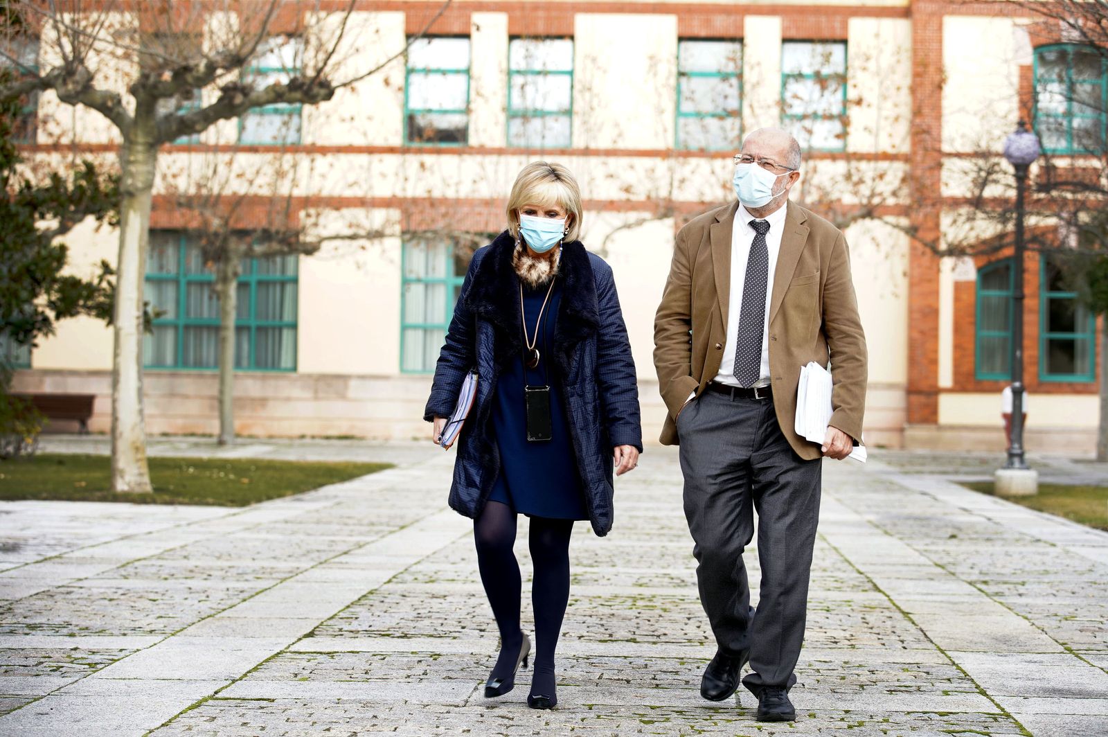 Verónica Casado y Francisco Igea tras el Consejo de Gobierno | Foto: ICAL